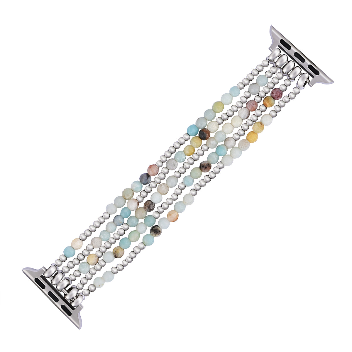 Cinturino elasticizzato Amazonite Brilliance per Apple Watch