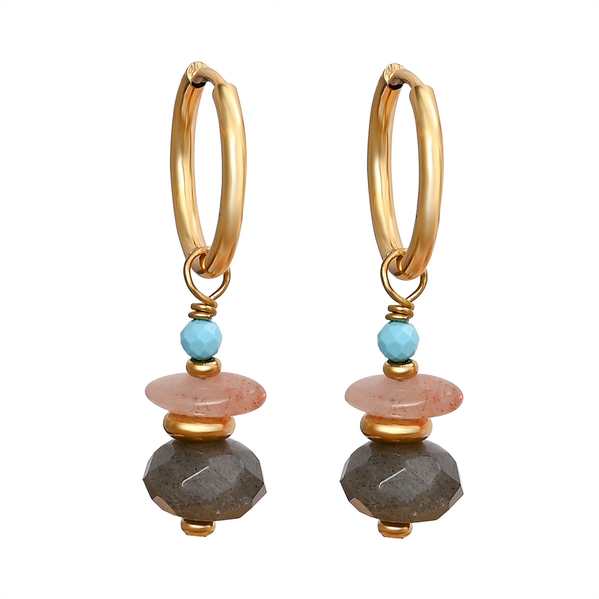 Orecchini Aurora Labradorite