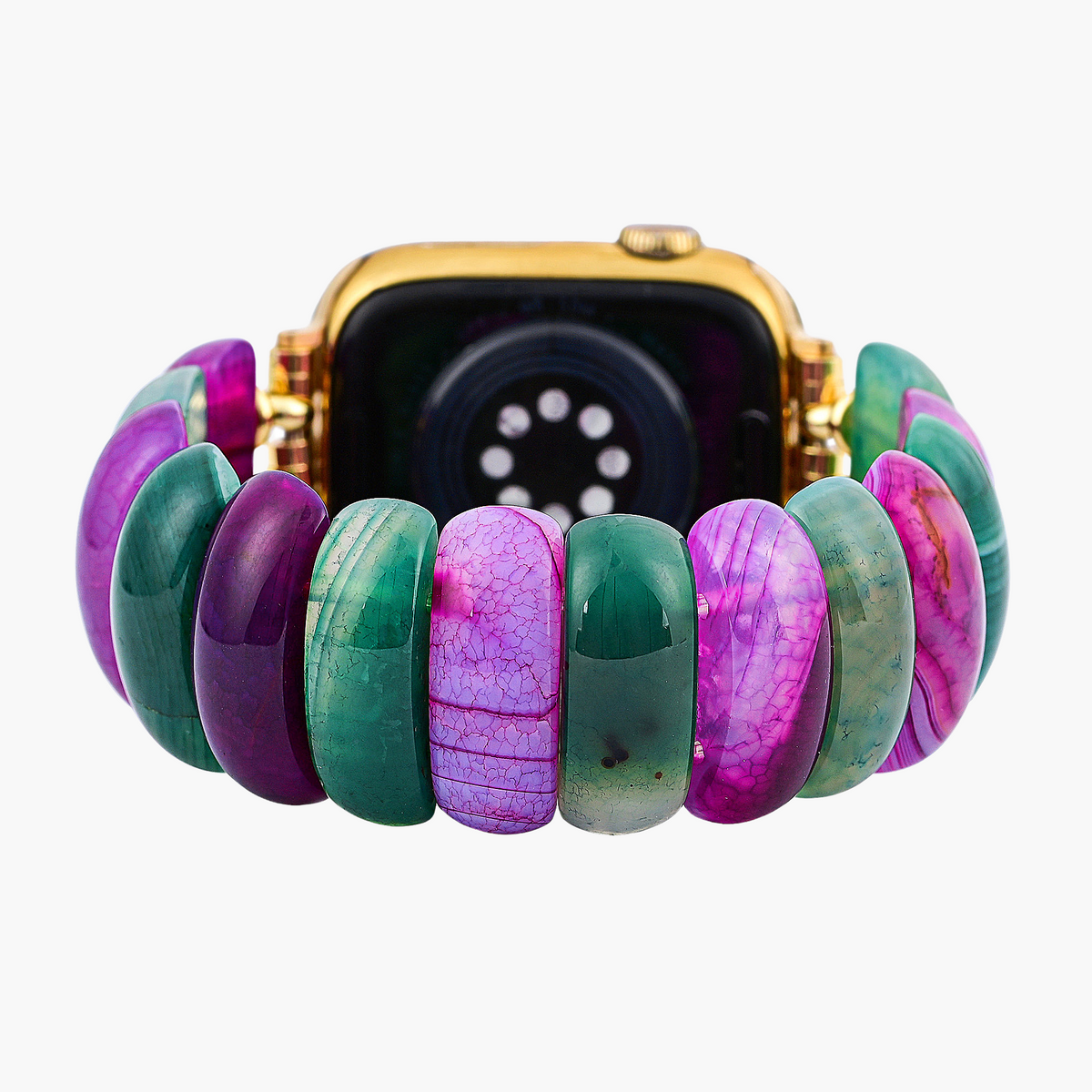 Cinturino elastico Bohemian Jewel Agate per Apple Watch
