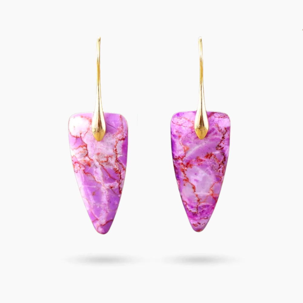 Orecchini in Giada Lilac Mistico