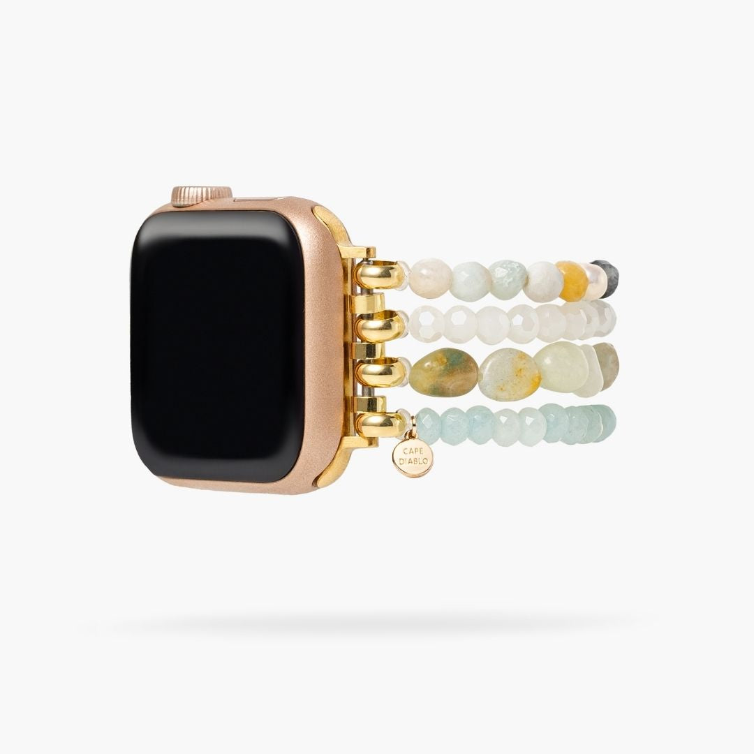 Cinturino Apple Watch in Perla di Amazonite Essence