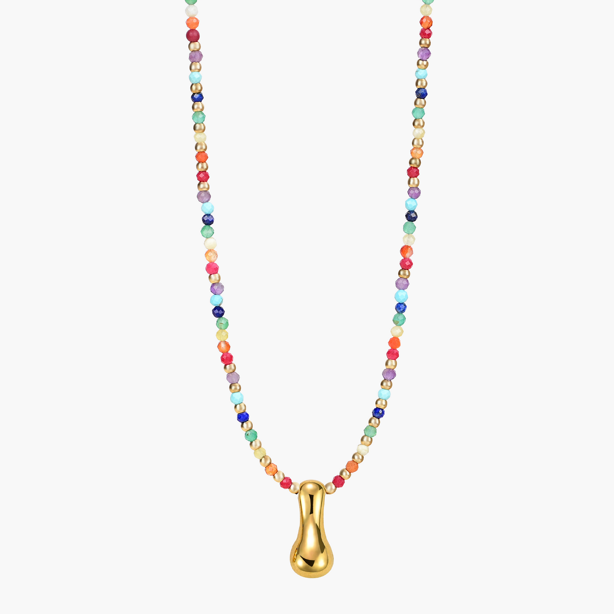 Collana Iniziale Rainbow Bubble