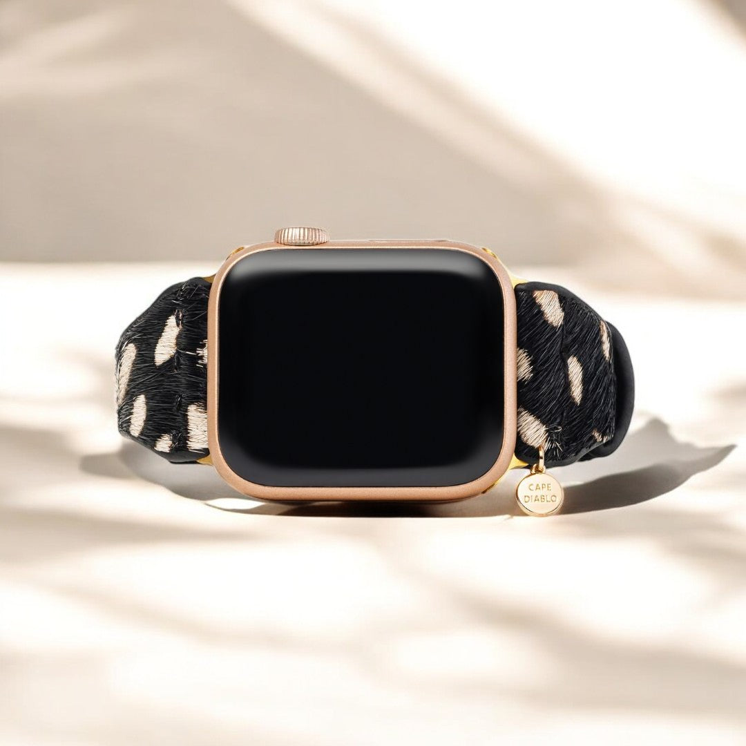 Cinturino Apple Watch in pelle Safari monocromatica