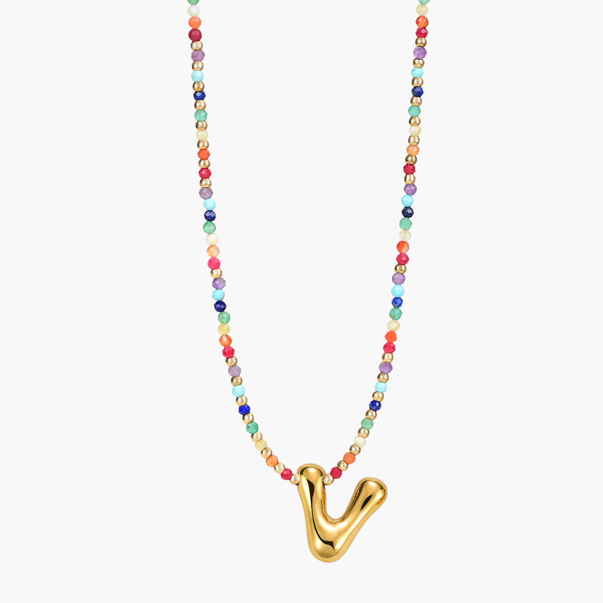 Collana Iniziale Rainbow Bubble