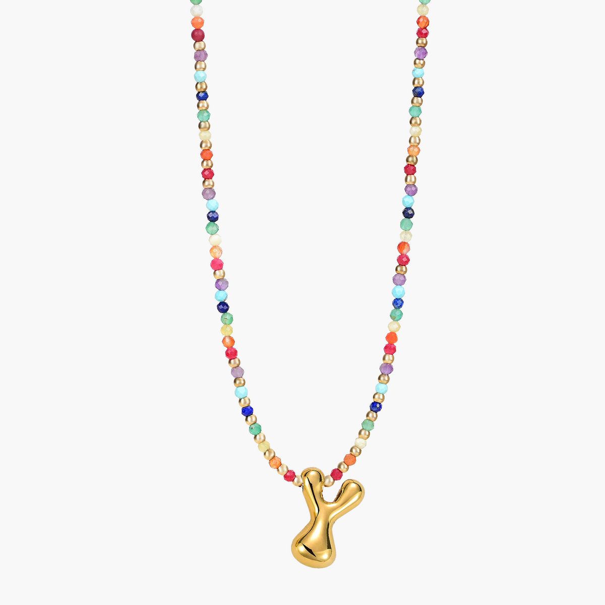 Collana Iniziale Rainbow Bubble