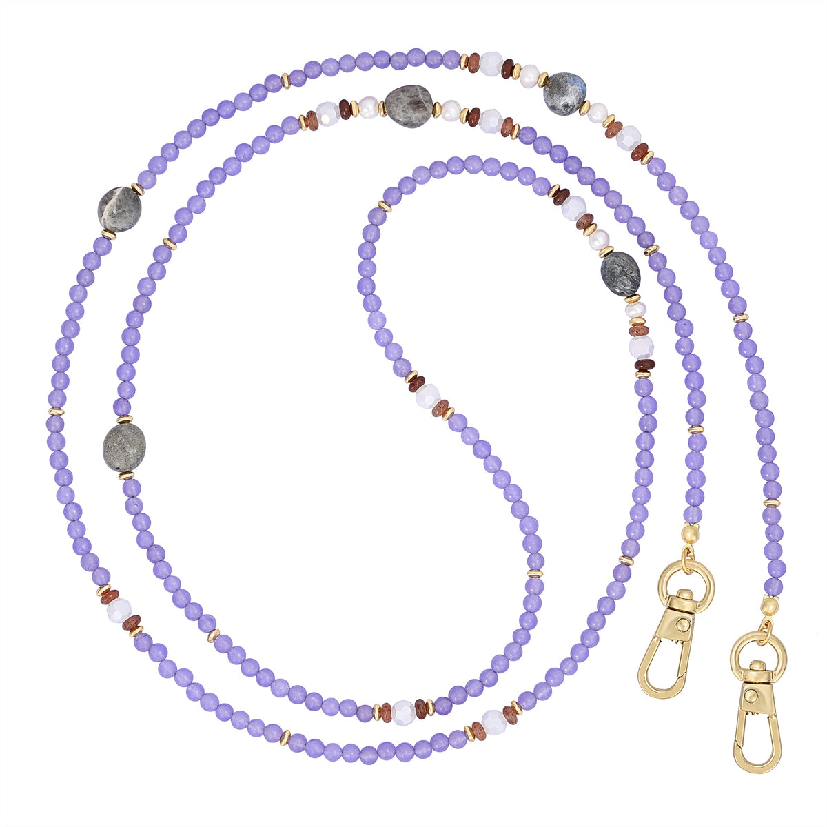 Lavender Labradorite Catena per Telefono