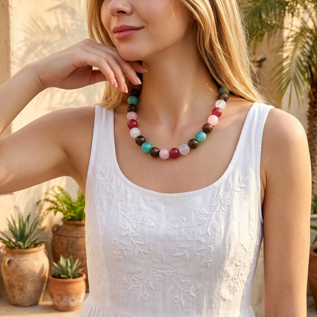 Collana con perline Chunky Berry
