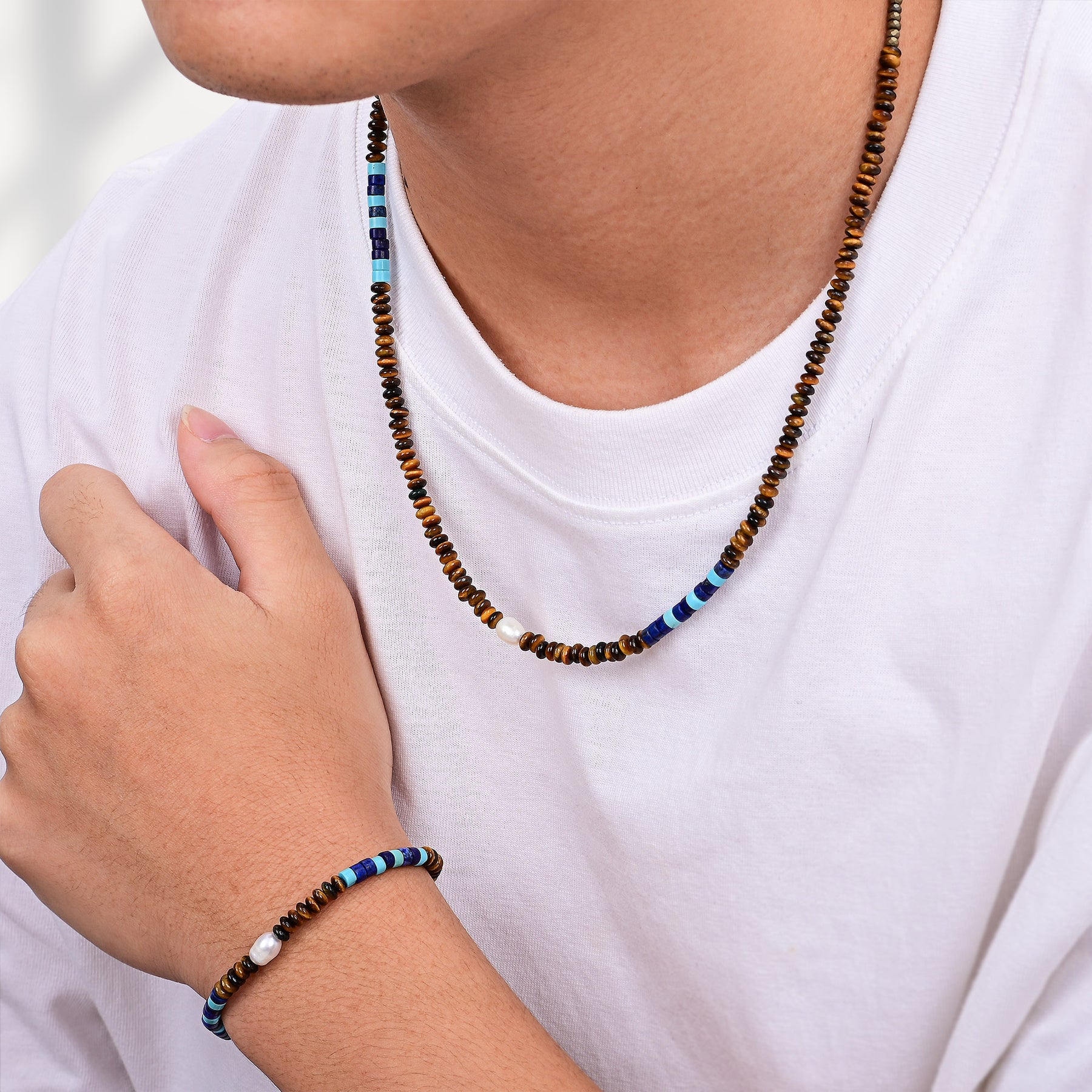 Bracciale Cobalto Terra da Uomo