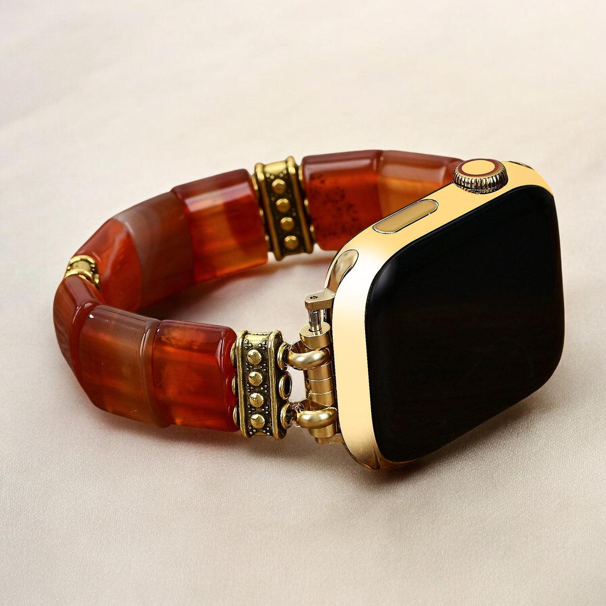 Cinturino elastico Serene Flame Agate per Apple Watch