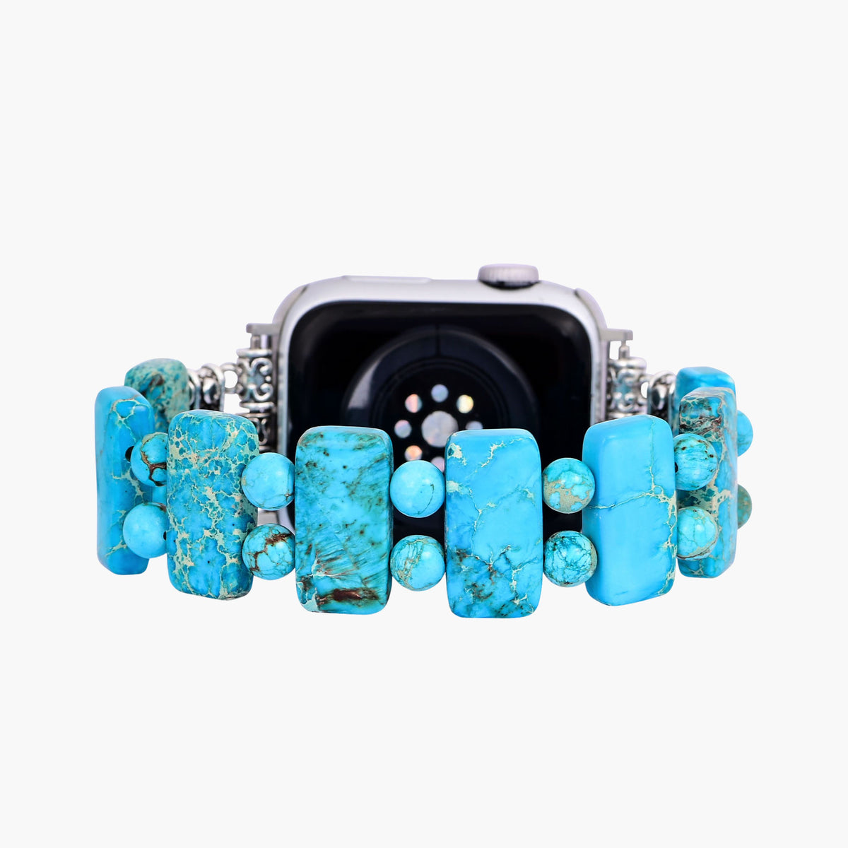Cinturino Elasticizzato Serenity Turchese per Apple Watch