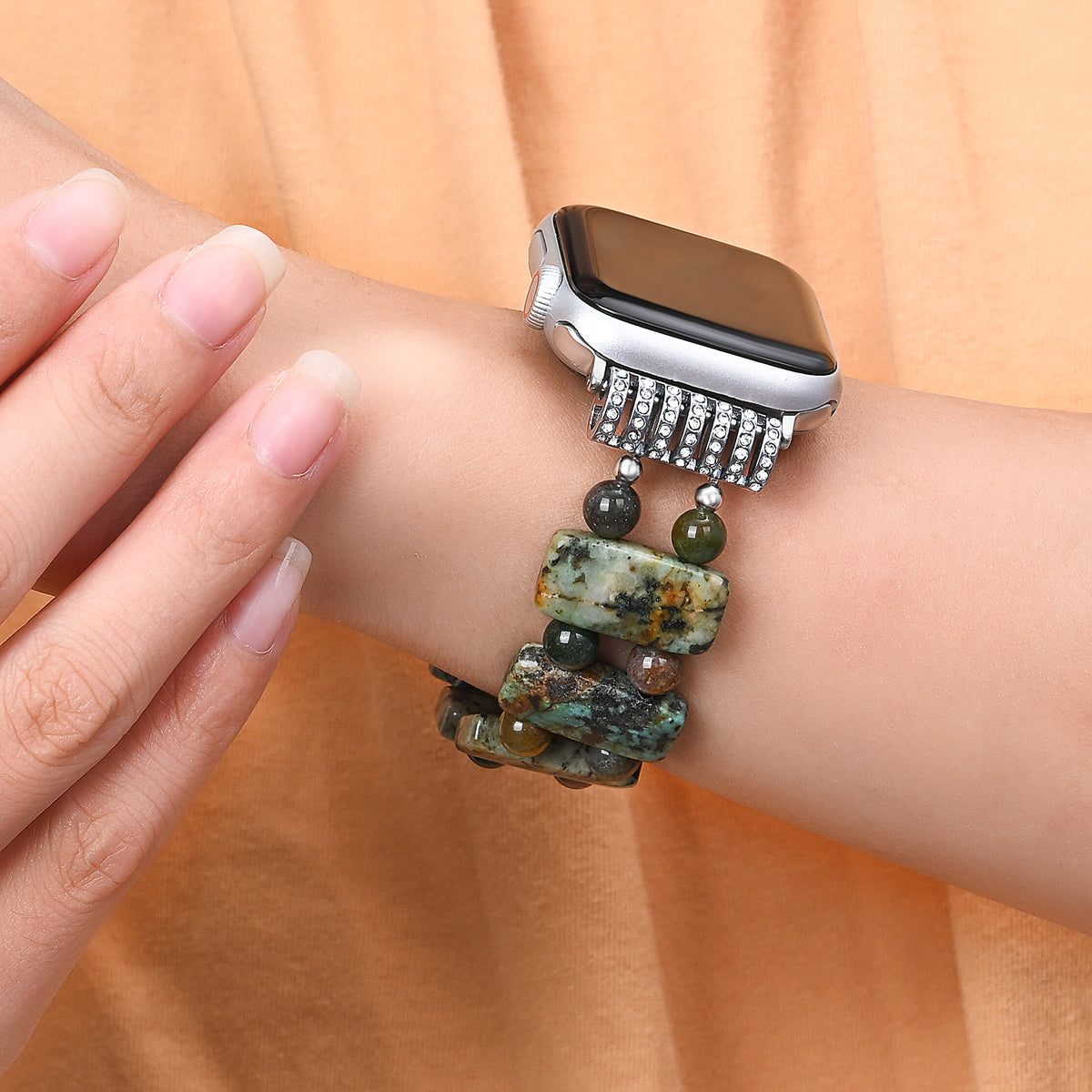 Cinturino Apple Watch Elasticizzato Foresta Antica