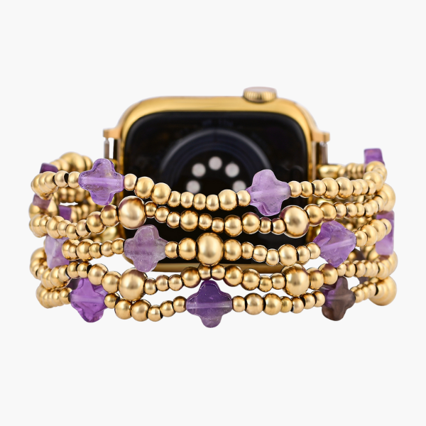 Cinturino Apple Watch Purple Majesty Cross Stretch