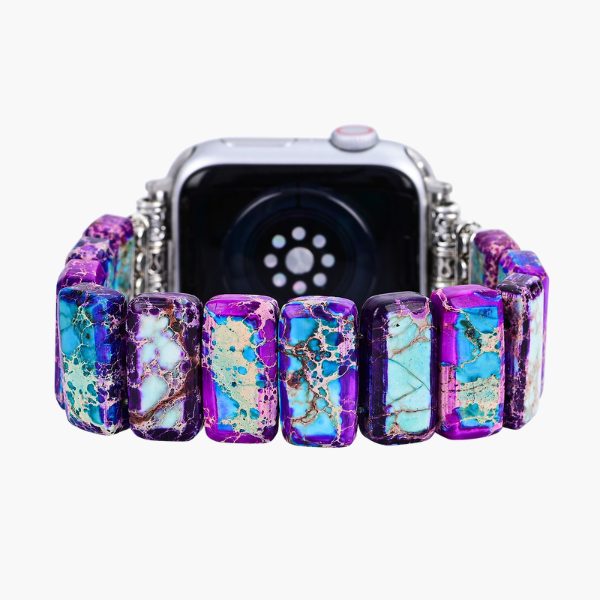 Cinturino elasticizzato Majestic Tibetan Jasper per Apple Watch