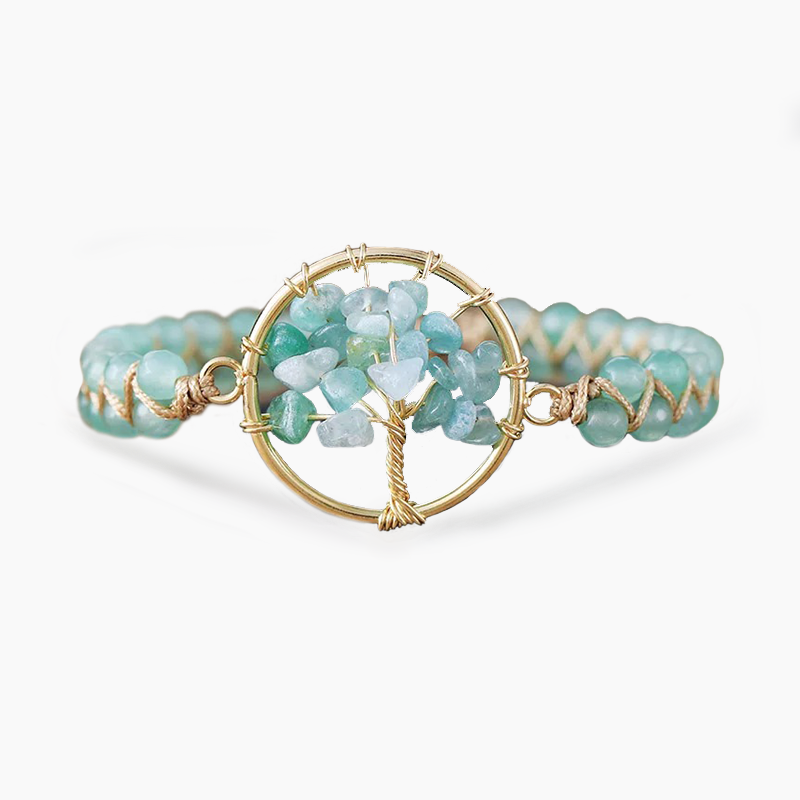 Bracciale Albero della Vita con Rondella di Avventurina