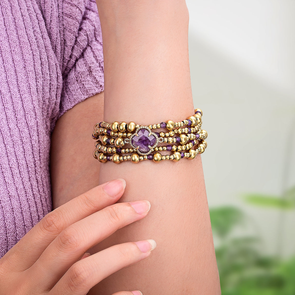 Imperial Amethyst Protezione Stretch Cinturino Apple Watch