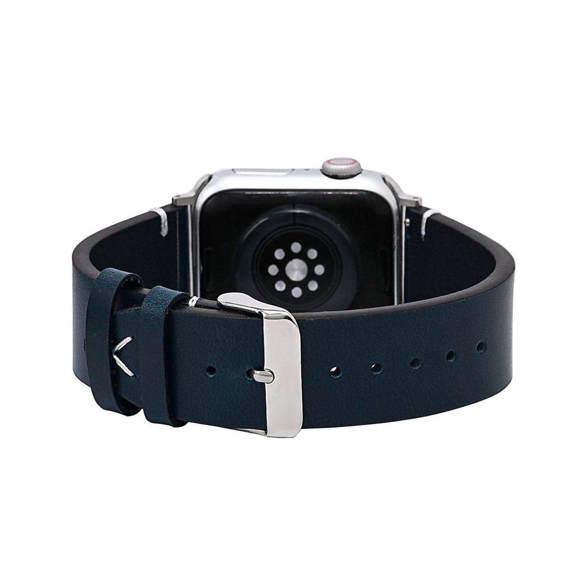 Cinturino per Apple Watch da uomo in pelle marrone scuro