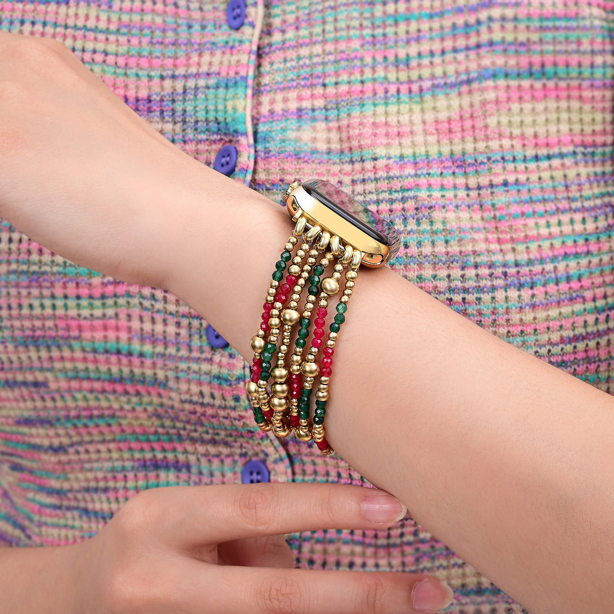 Cinturino Apple Watch Christmas Glow Stretch