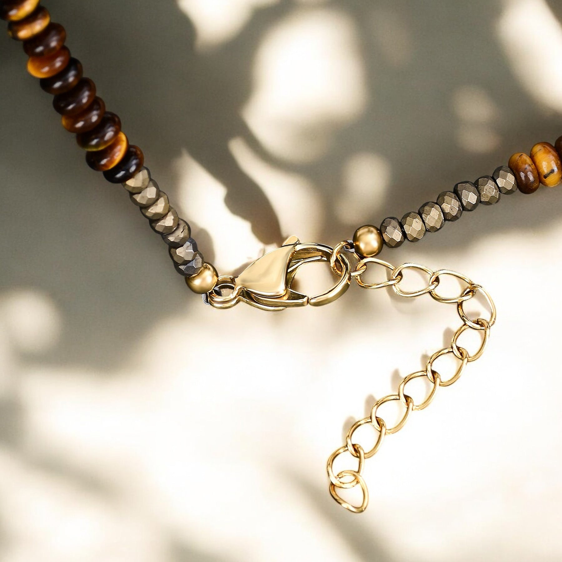 Collana da uomo in cobalto terrestre