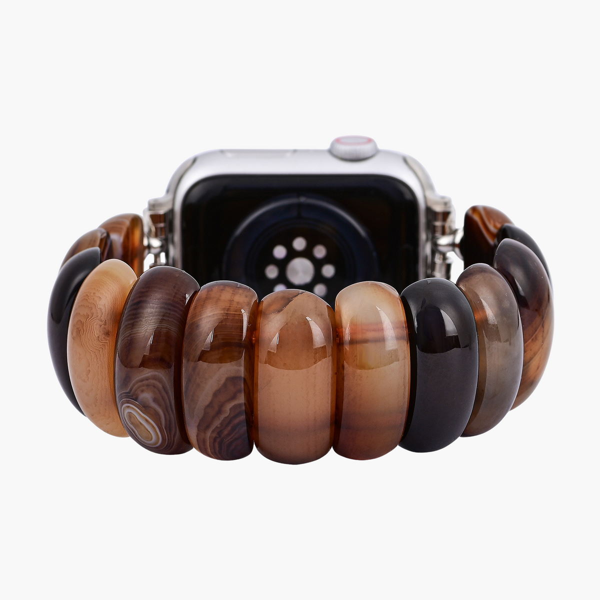 Cinturino elasticizzato Earthly Ember Agate per Apple Watch
