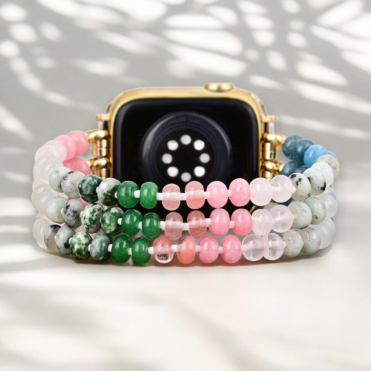 Cinturino Elasticizzato Apple Watch in Pietra Sogno Pastello