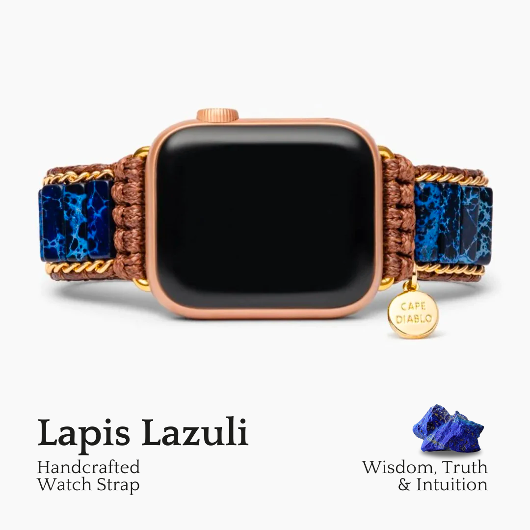 Cinturino Apple Watch in Giada Azurro
