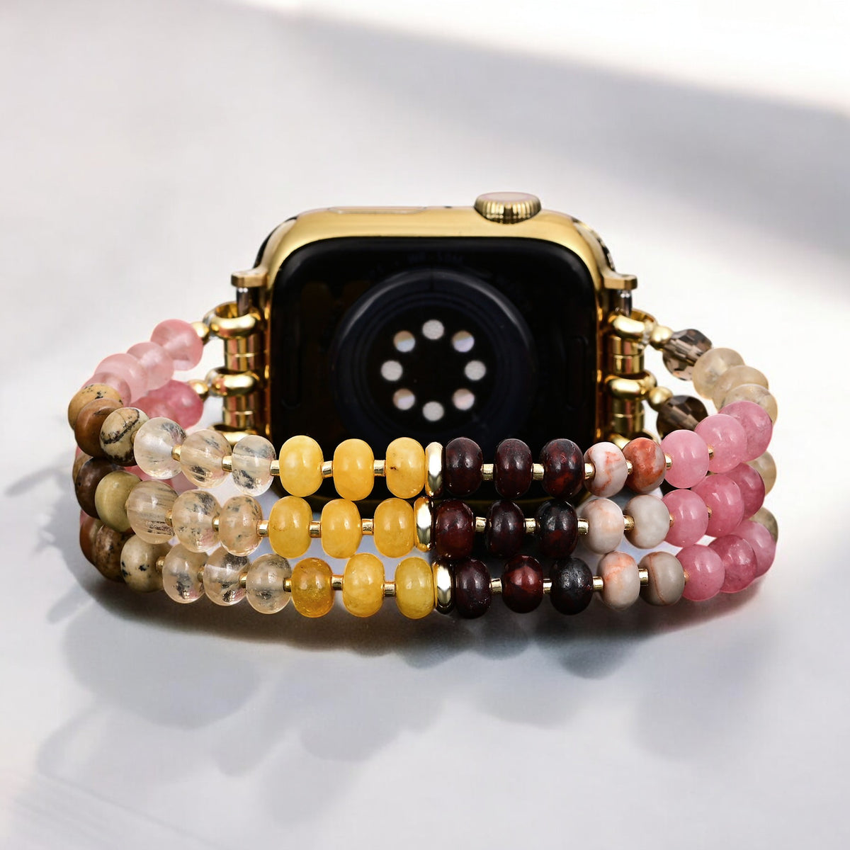 Cinturino Apple Watch Amber Bloom Stone Stretch