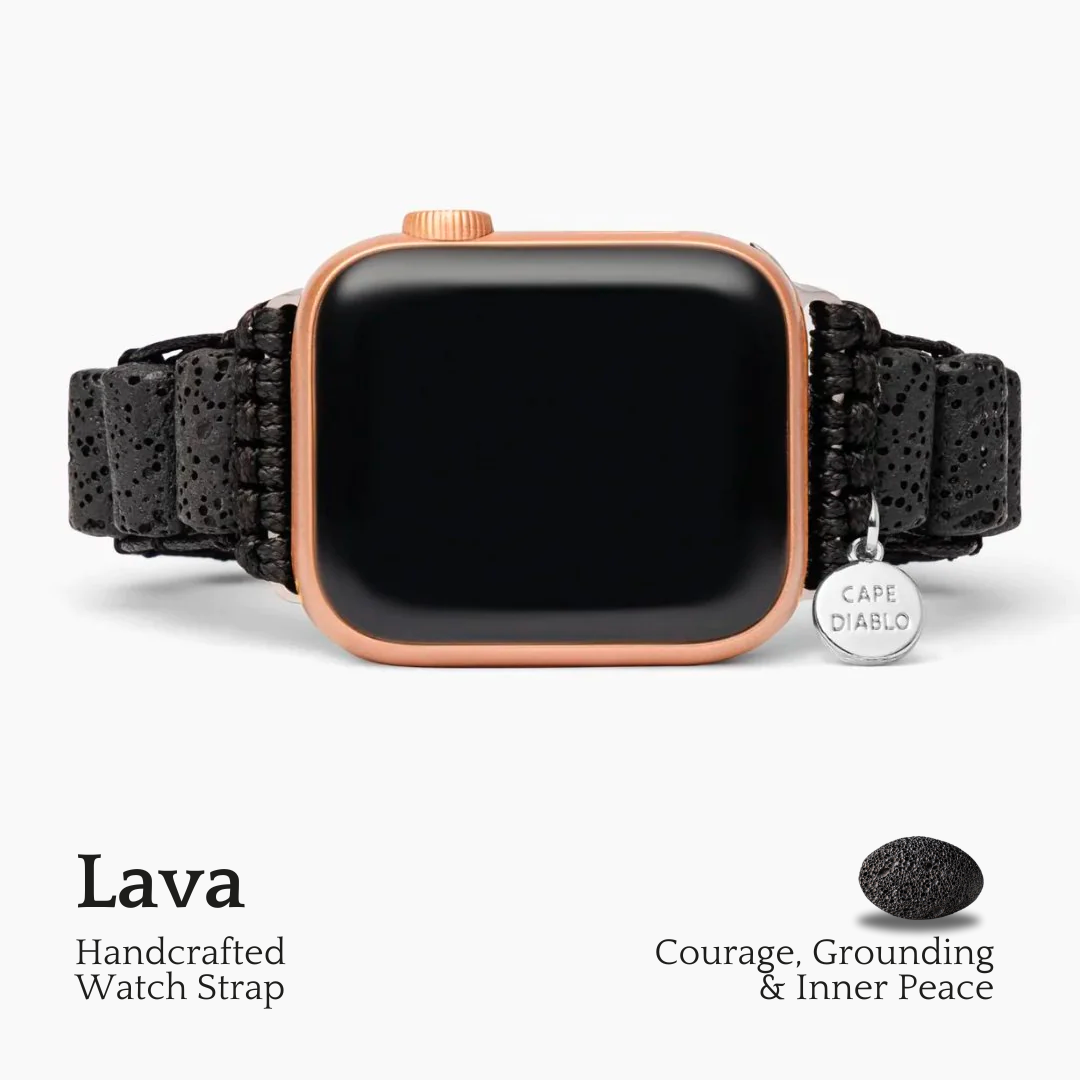 Cinturino in Pietra Lavica per Apple Watch