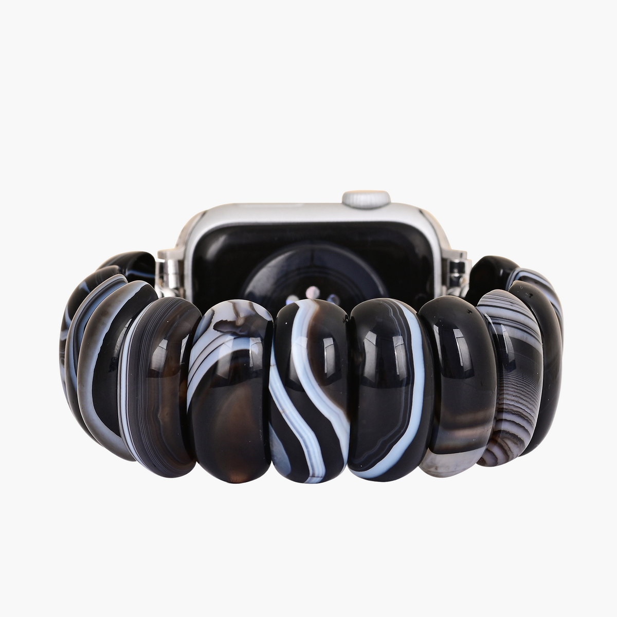 Cinturino Apple Watch in Agata Marmo Nero