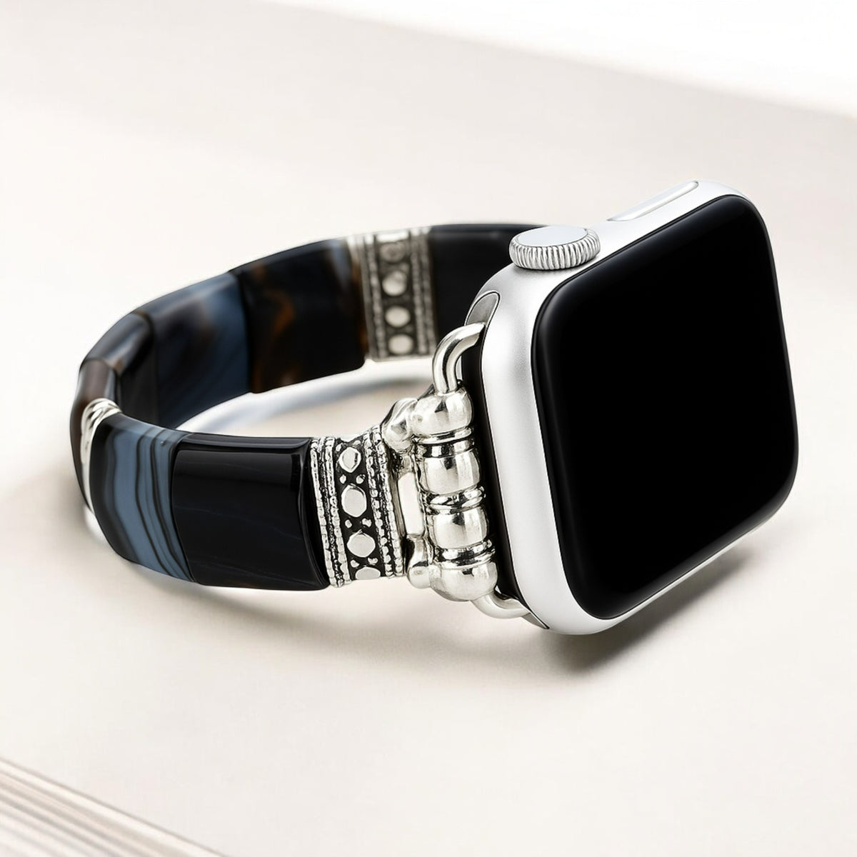 Cinturino Bohemian Noir Stretch per Apple Watch