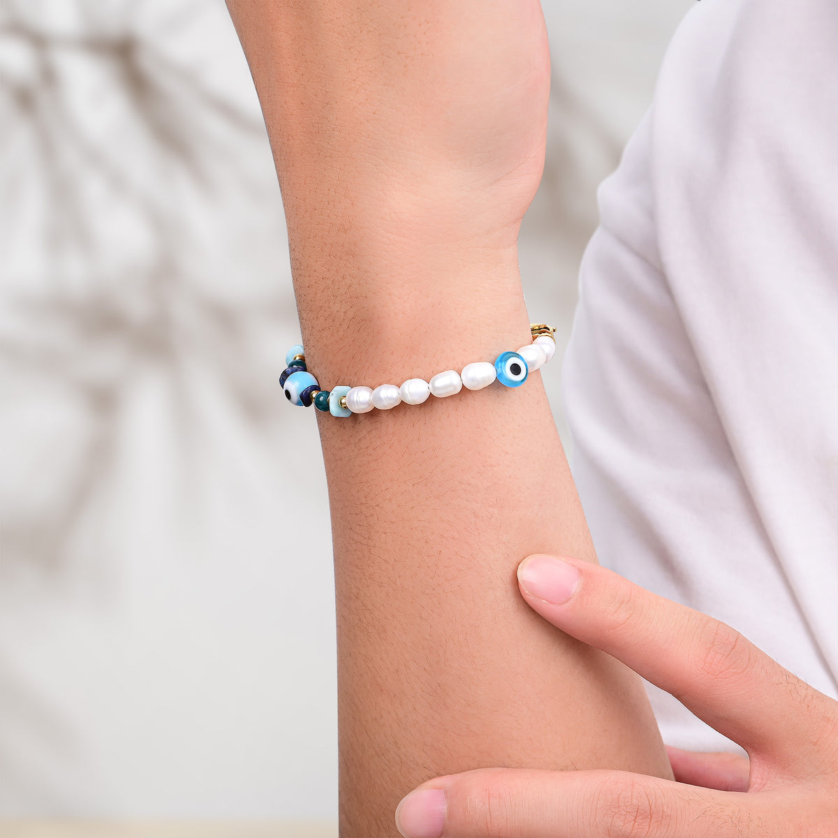 Bracciale da uomo Tramonto a Santorini