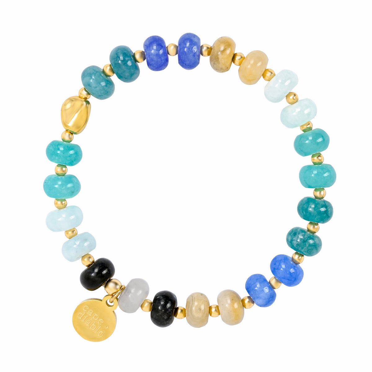 Bracciale Armonia in Giada Azzurra