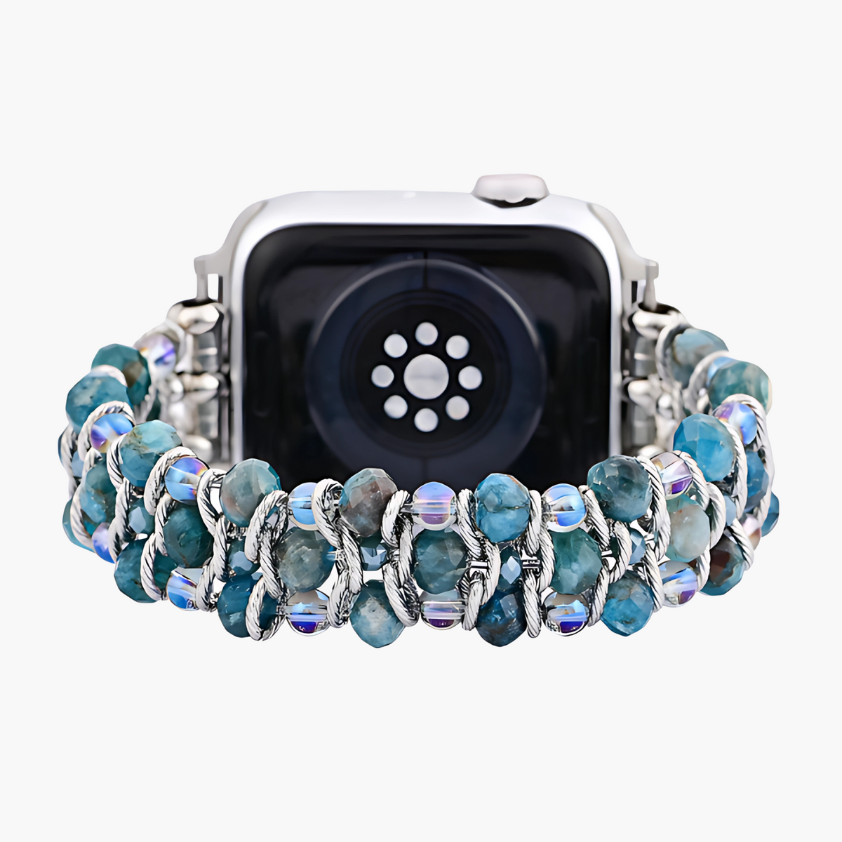 Cinturino intrecciato Apatite Azure per Apple Watch