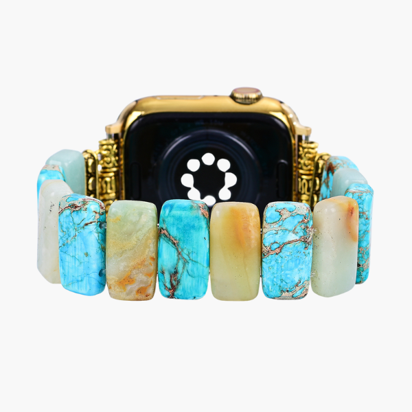 Cinturino Apple Watch elasticizzato Terra Turchese