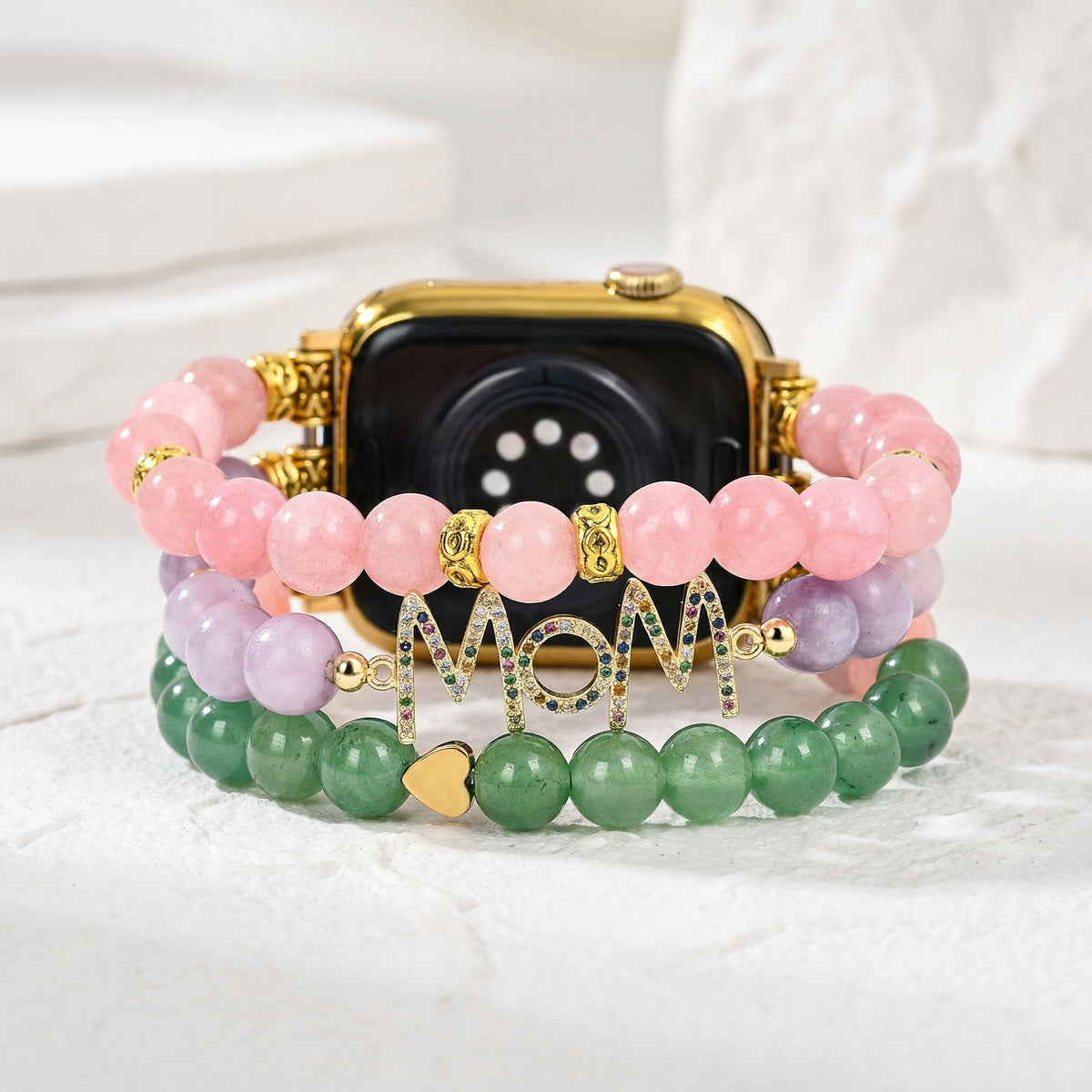 Cinturino Apple Watch Eternal Jade MOM Stretch