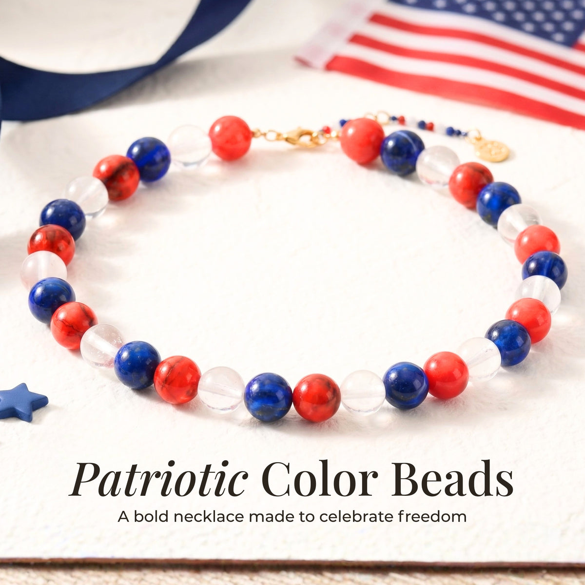 Collana Chunky America 250 con Perline