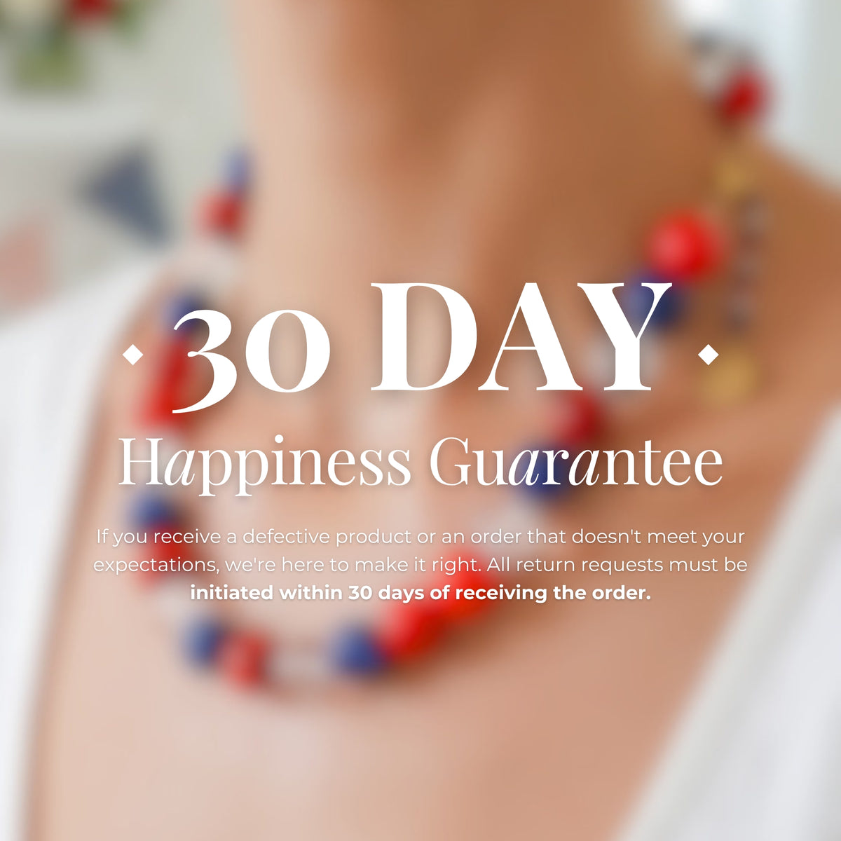 Collana di perline Chunky America's 250