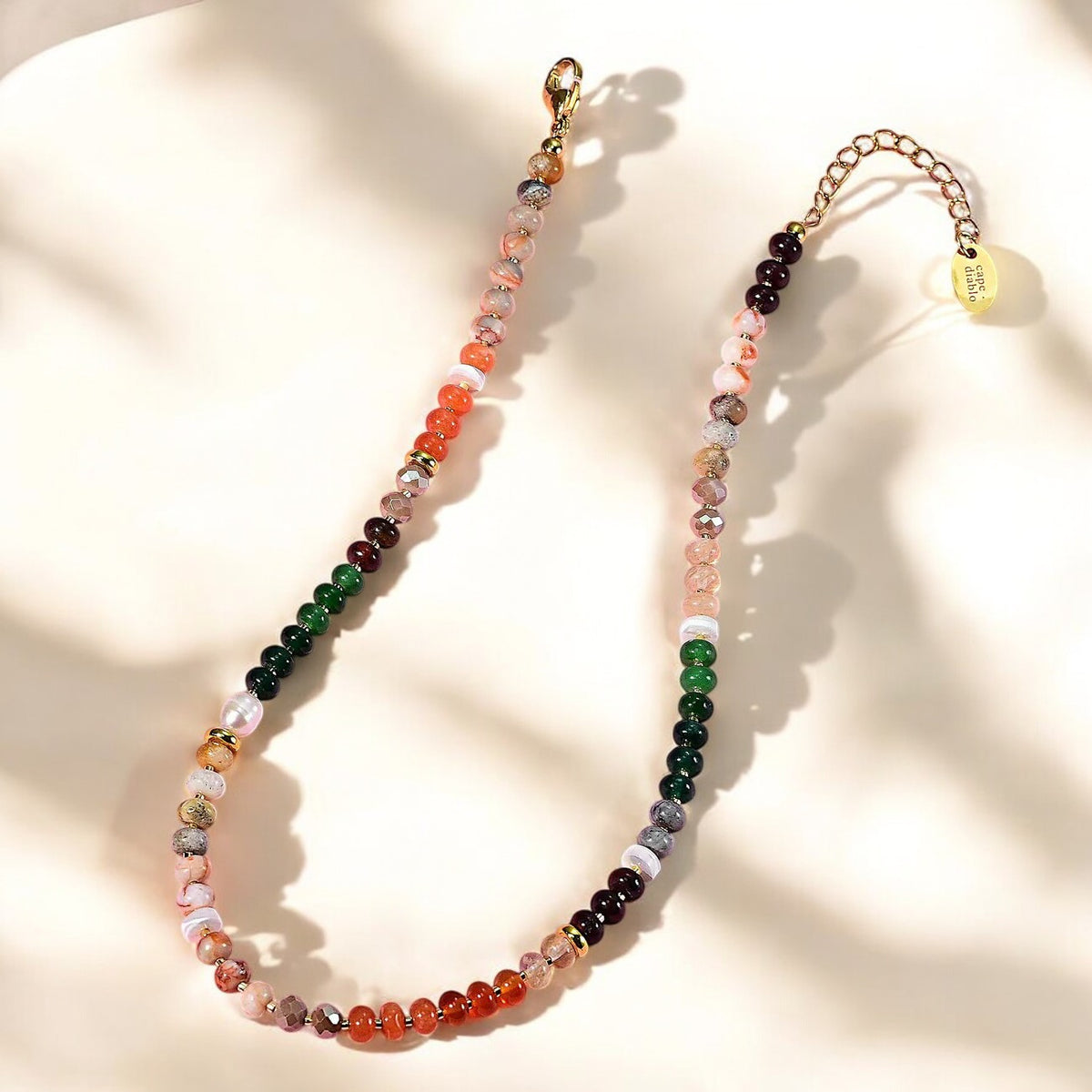 Collana in Pietra Naturale Corallo