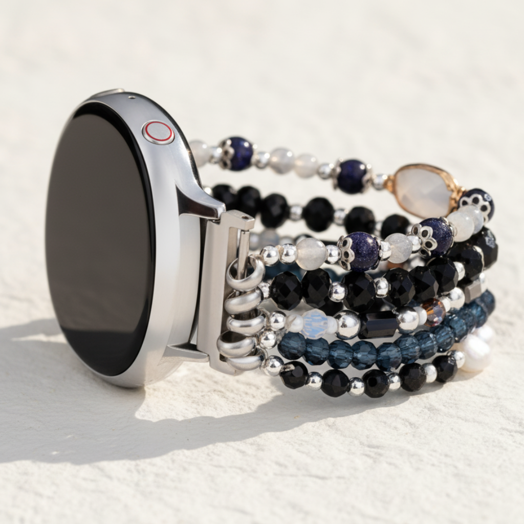 Cinturino per orologio Samsung Galaxy Stretch Ethereal Frost