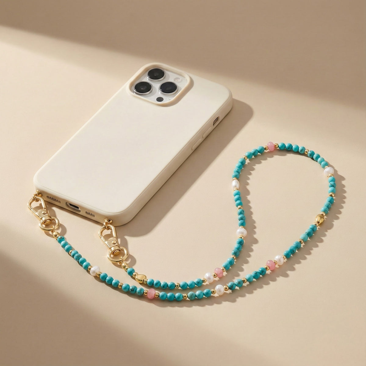 Howlite Horizon Catena per Telefono