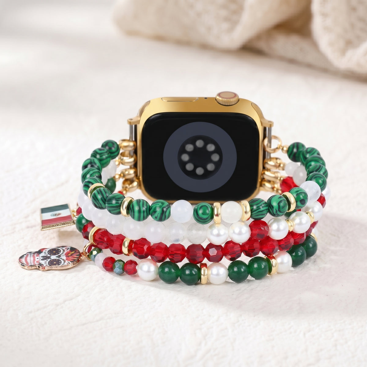 Cinturino elastico Viva México per Apple Watch