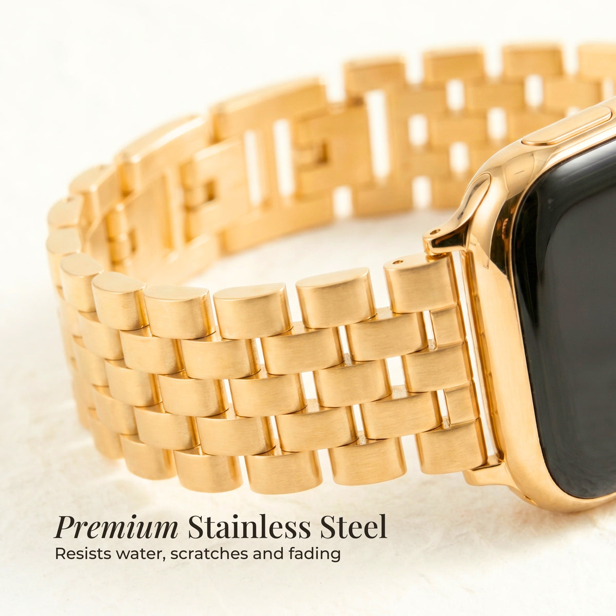 Cinturino di lusso Golden Chic per Apple Watch