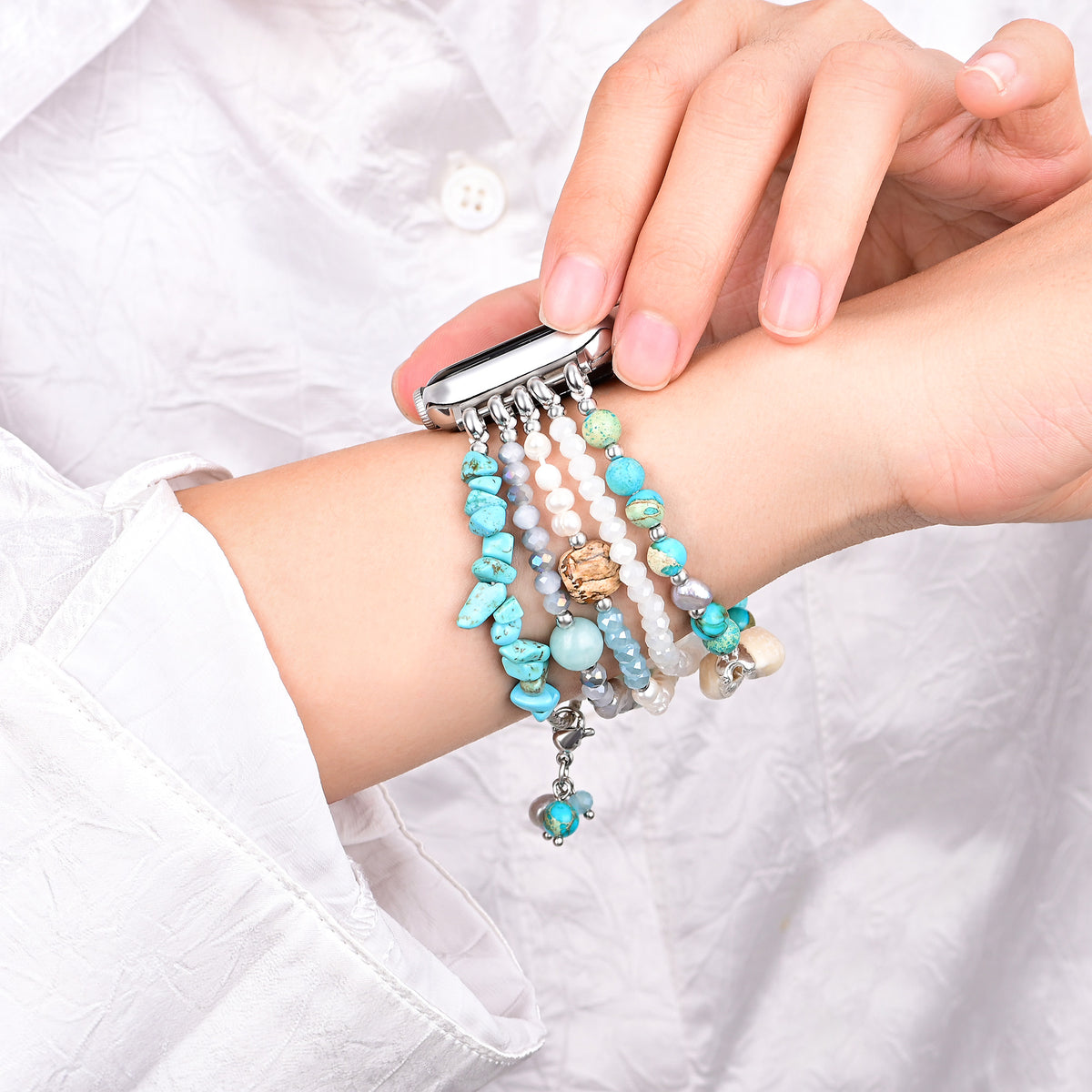 Cinturino Apple Watch Intense Jasper Glimmer Stretch