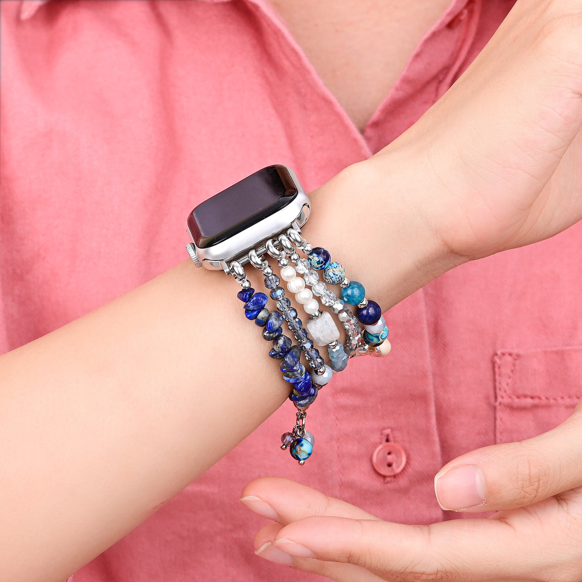 Cinturino Apple Watch Intense Jasper Glimmer Stretch