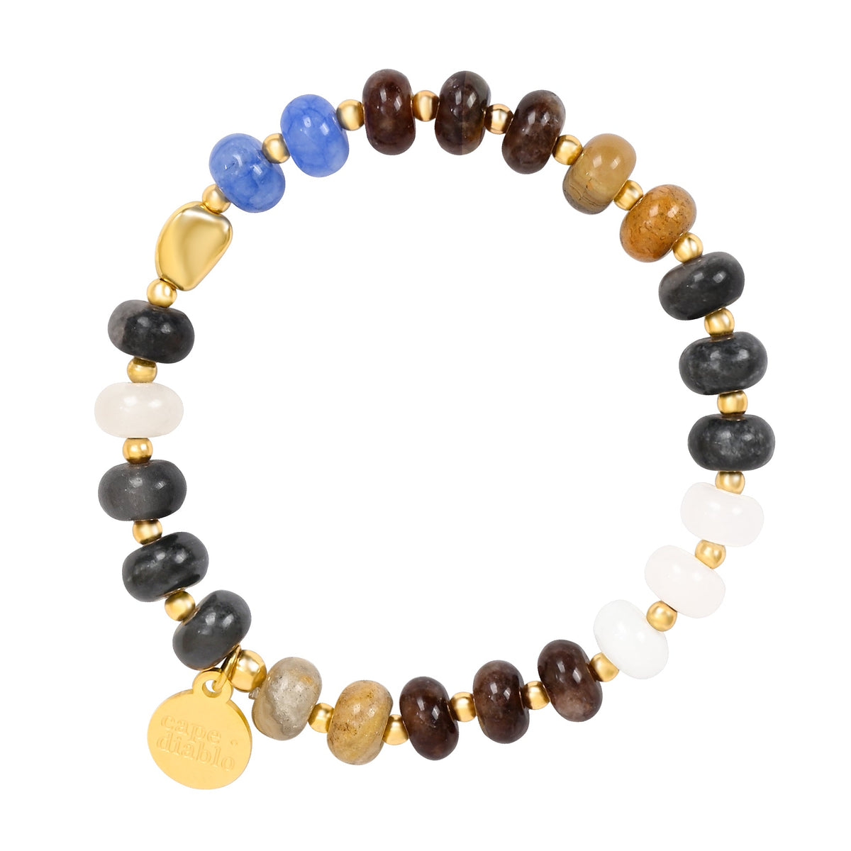 Bracciale Luminoso di Labradorite per Radicamento