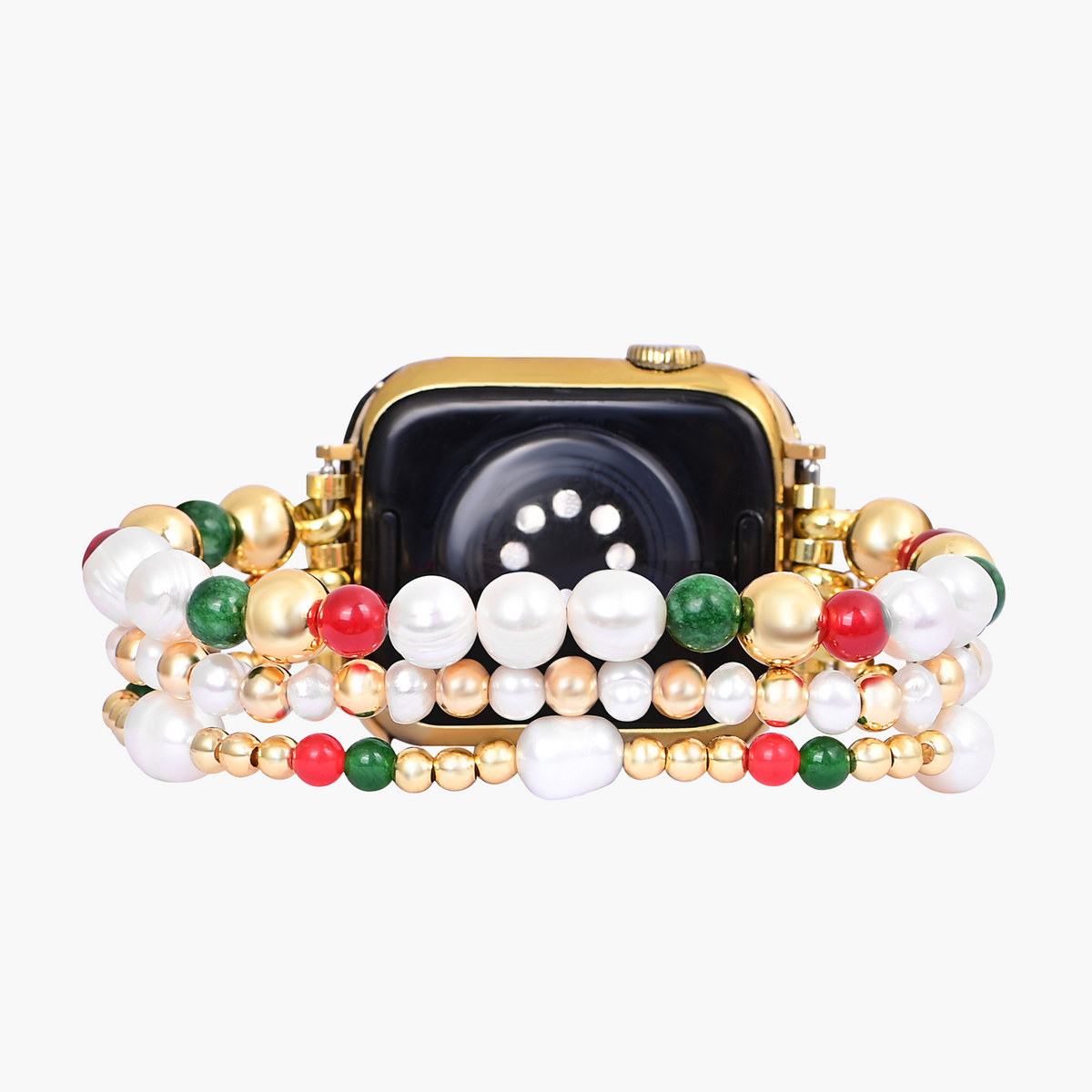 Cinturino elasticizzato Christmas Starlight per Apple Watch
