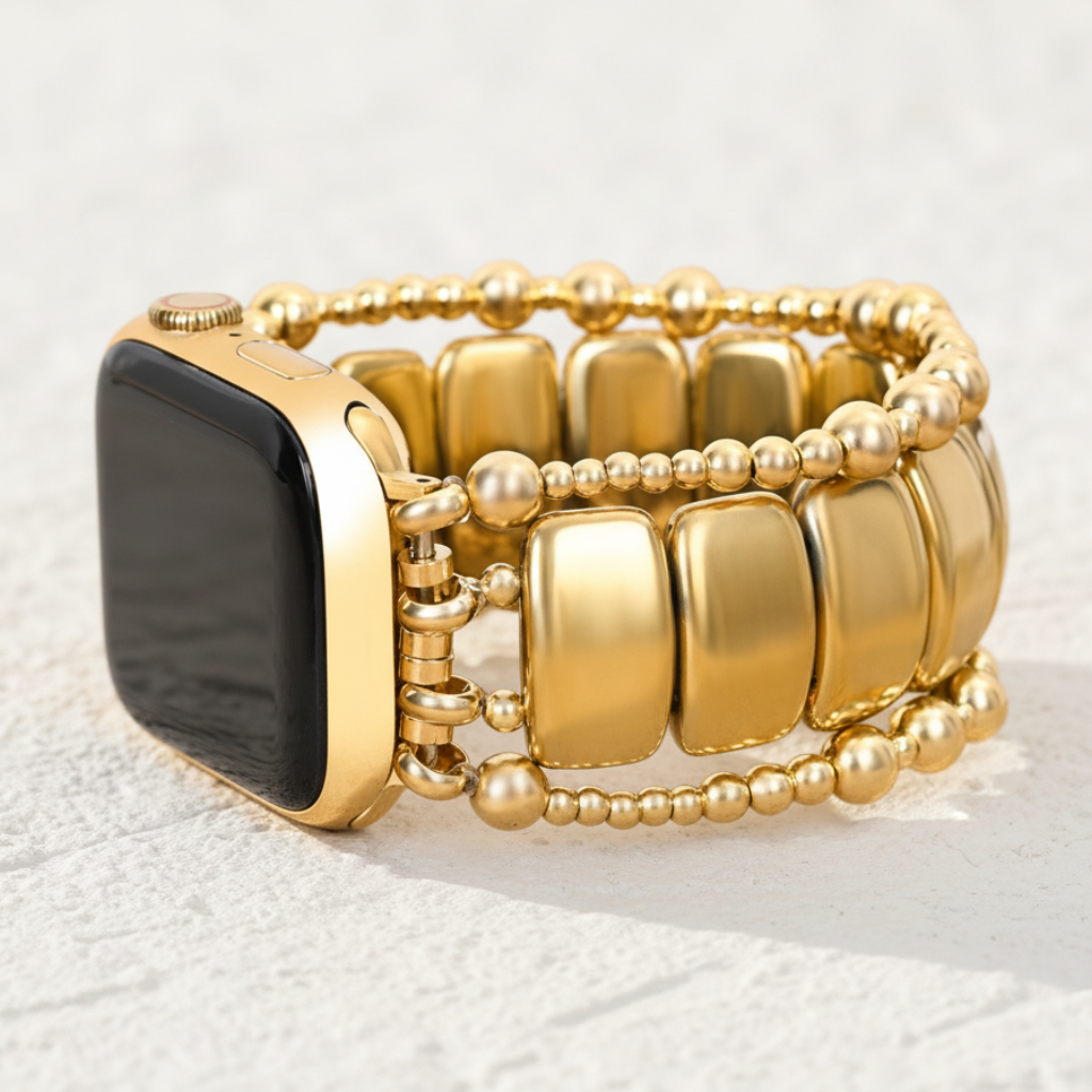 Cinturino Elasticizzato Gold Noir per Apple Watch