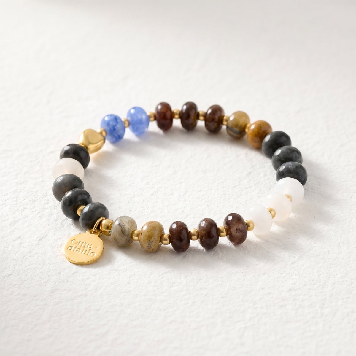 Bracciale Luminoso di Labradorite per Radicamento