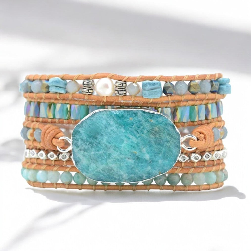 Bracciale avvolgente Amazonite Heaven on Earth