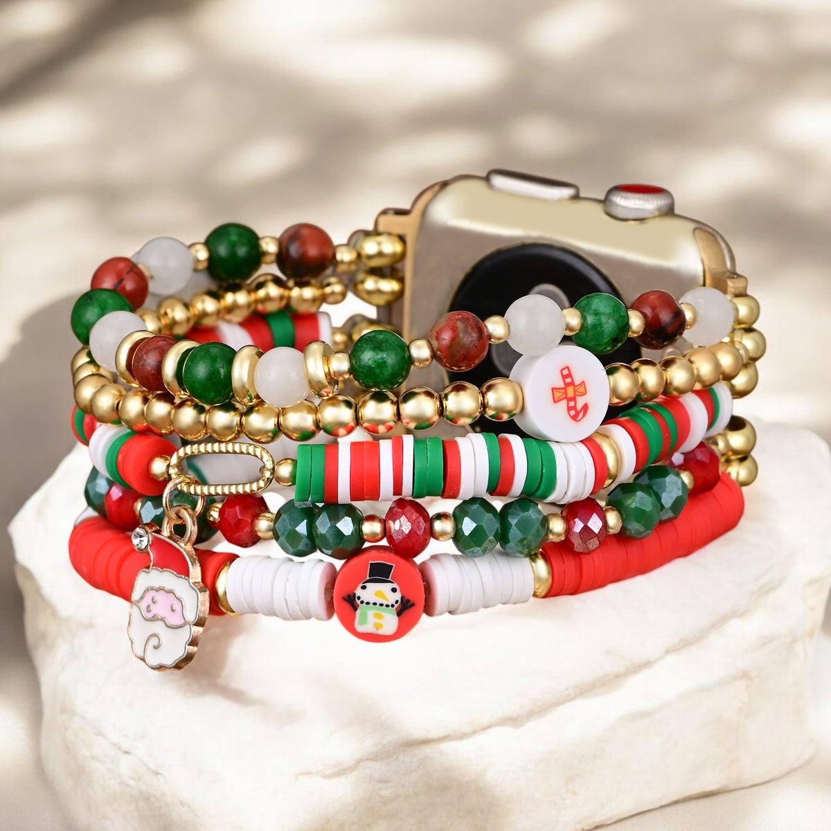 Cinturino Santa Sparkle Stretch per Apple Watch