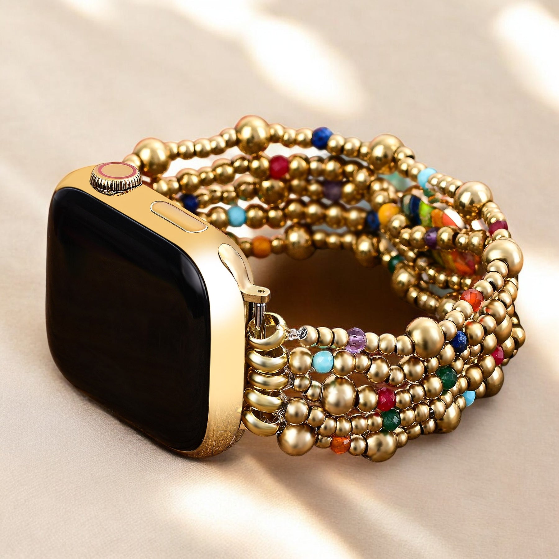 Cinturino Apple Watch Golden Essence Heart Stretch